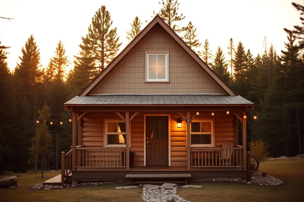 Christian camp cabins and outdoor gathering space representing the mission-driven industries Lifedge serves